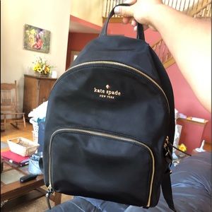 Kate Spade black backpack